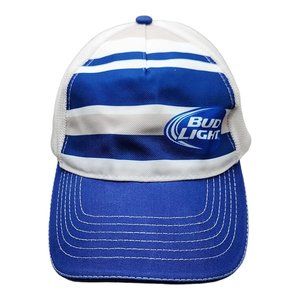 Bud Light Snap Back Ball Cap Mesh Back Truckers